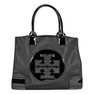 Tory Burch Nylon tote black large retails for $200